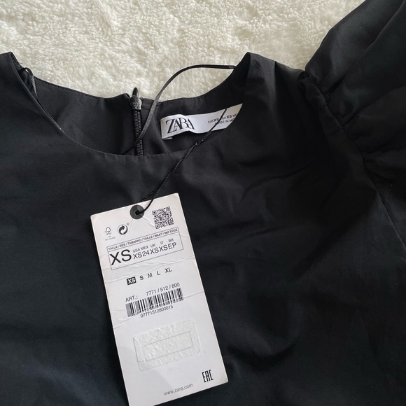 Zara Puffy Detailed Shoulder Blouse - Picture 4 of 5